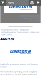 Mobile Screenshot of deatonsmechanical.com